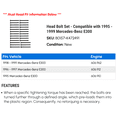 thumbnail image 2 of Head Bolt Set - Compatible with 1995 - 1999 Mercedes-Benz E300 1996 1997 1998, 2 of 2