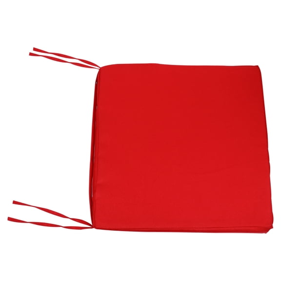 Amosfun Red Patio Cushion, Washable Polyester Outdoor Seat Pad, and Comfortable, 1 Piece