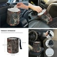 thumbnail image 6 of Yuyamidu Deer Car Seat Covers Set of 14 Camo Hunting Steering Wheel Cover Seatbelt Cushion Pad Trash Bin Armrest Cover Cushion Rearview Mirror Cover Gear Shift Knob Cover Set Cup Mat, Universal Fit, 6 of 7