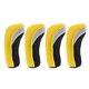 thumbnail image 2 of Cubierta de cabeza de Club de Golf 4 Unids Set Híbridas de Malla de Neopreno Baoblaze 3 4 5 6 7 X Amarillo, 2 of 7