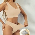 thumbnail image 6 of Rrunsv Womens Tankini Bathing Suits Two Piece Tummy Control Swimsuits Ladies Swimwear Sexy Bikini Sets Beige,M, 6 of 6