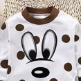thumbnail image 6 of Gibobby Toddler Baby Boy Clothes 0-12 Months 2t 3t 4t 5t Long Sleeve Plaid Hoodie Sweatshirt Top + Jogger Pants Outfit Set Fall Winter(2-3 Years,White), 6 of 6