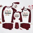 thumbnail image 5 of Penkiiy Family Christmas Pajamas Matching Sets 2024 Cute Couples Pjs Long Sleeve Holiday Jammies Xmas Loungewear Sleevewear 6 Months Red, 5 of 6