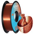 thumbnail image 1 of Filamento Pla De Seda Teqstone 1,75 Mm Cobre 1 Kg Brillo Metálico Acabado De Alto Brillo Precisión De Bobinado Perfecto +/-0,02 Mm Filamento Para Impresora 3D Envasado Al Vacío, 1 of 5