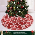 thumbnail image 6 of FMSHPON Valentine's Day Mother's Day Red Heart Love Xmas Christmas Tree Skirt Stand Mat for Holiday Party Decoration Indoor Outdoor 36 inches, 6 of 6
