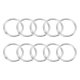 thumbnail image 1 of Anillos para cortina de baño, 20 piezas - Anillos de carpeta de 1 pulgada para varillas de cortina de baño (plateado), 1 of 5