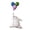 Leap, variant on Balloon Bear Figurine for Creative Resin Cute Animal Statue Nordic Style Ornamen
