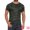 Dark Green, variant on DARING DIVA Men's Workout Stretch Crew Neck Short Sleeve T-Shirt M Dark Blue