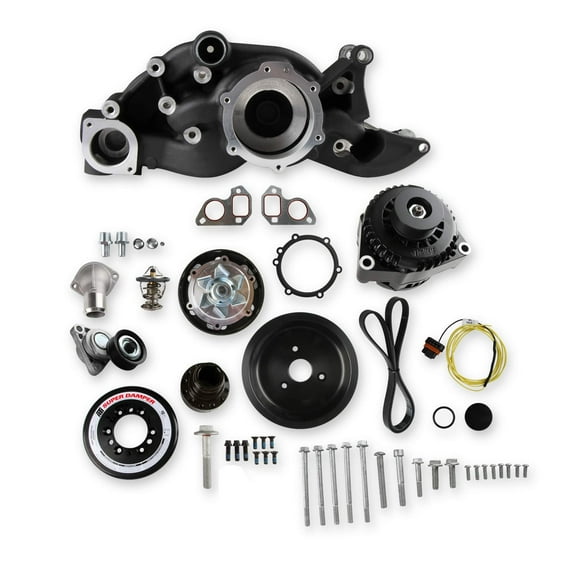 Holley Performance 20-182BK Mid-Mount Complete Race Accessory System