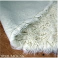 thumbnail image 5 of Stylish 2x5 Flokati Rug-Runner | Long 3” shag pile | 100% natural wool | Authentic Greek Flokati | Off White Area Rug, 5 of 5