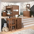 thumbnail image 4 of American Furniture Classics Pine Crafter Stackable Twin/Twin Bunk Bed in Mah, 4 of 7