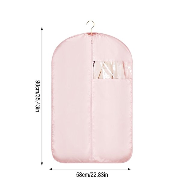 Protector de ropa colgante para cubrir prendas | Bolsa de almacenamiento para abrigo largo y chaqueta de plumas | Tejido transpirable | A prueba de polvo | Ideal para la organización del armario