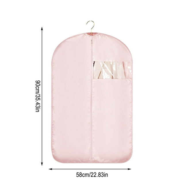Protector de ropa colgante para cubrir prendas | Bolsa de almacenamiento para abrigo largo y chaqueta de plumas | Tejido transpirable | A prueba de polvo | Ideal para la organización del armario