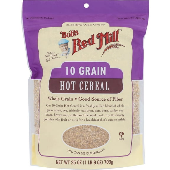 Bob's Red Mill 10 OIF8 Grain Hot Cereal, 25 Oz (2 Packs)