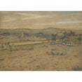 thumbnail image 2 of Nils Kreuger 14x11 Gold Ornate Wood Frame and Double Matted Museum Art Print Titled - Homeward Bound (1905), 2 of 4