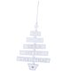 thumbnail image 4 of 1 Piece Adornos Navideños Feliz para Árbol de Navidad Colgante Noel Colgante Árbol de Navidad Blanco perfecl Ornamento de madera del árbol de navidad, 4 of 7