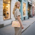 thumbnail image 7 of FORMRS Women Crossbody Purse with Chain Strap Vegan Leather Shoulder Handbag, Light Pink Stars, 7 of 7