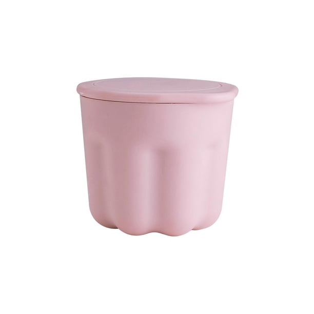 Minnieouse Tazón de limpieza de brochas para mujer 3 en 1, brochas de maquillaje, soporte de secado portátil para viaje, organizador, Pinceles de maquillaje y herramientas Rosado