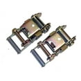 thumbnail image 2 of D-Rhino Standard Narrow Handle 2" Ratchet Flat Bed Truck Trailer Straps (2 Pack), 2 of 6