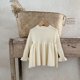thumbnail image 2 of Odeerbi Niñas Vestido de Punto Jersey Otoño Invierno Algodón Vestidos Color Sólido Puños Acampanados Vestido de Punto Cuello Redondo Manga Larga, 2 of 4