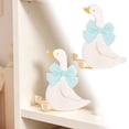 thumbnail image 2 of Silly Goose Birthday Party Decoration, Goose Figurine with Bow, Funny Table Centerpiece Gift for Party Favor Desk and Shelf Display, 2 of 7
