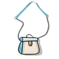 thumbnail image 2 of Xihbxyly Artículos En Oferta Bolso Bandolera En Color Cadete En Forma de Corazón y Forma de Pastel de Chica de Anime Binario, 2 of 7