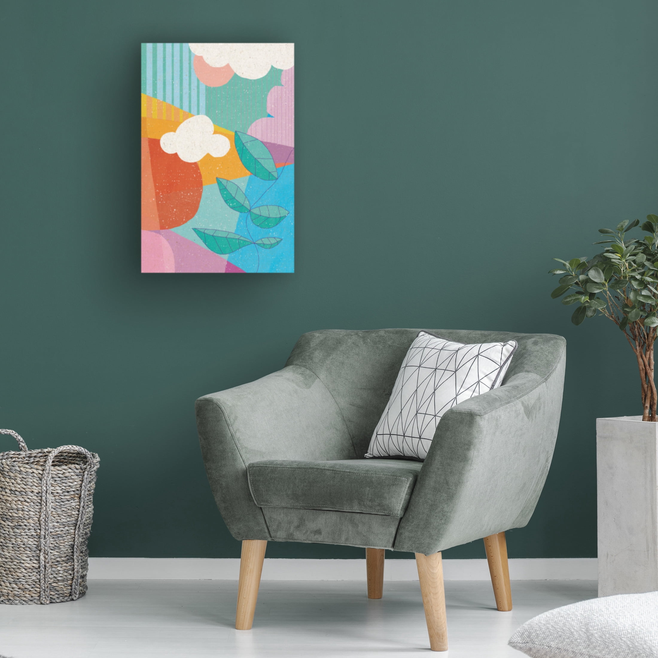 Trademark Fine Art Aylin Demir Full Moon Canvas Wall Art