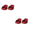 thumbnail image 3 of Guardoinrt 2pcs/set Transform Armchair Stretchy Chair Cover Full Protection And Stylish Decor Easy Care wine red 2Set, 3 of 6