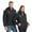 #64-Black, variant on Heisall Womens Winter Coats 8-Zone Heating USB Smart Thermostat Electric Heating Detachable Hood Long Sleeve Thermal Warmth Padded Jackets