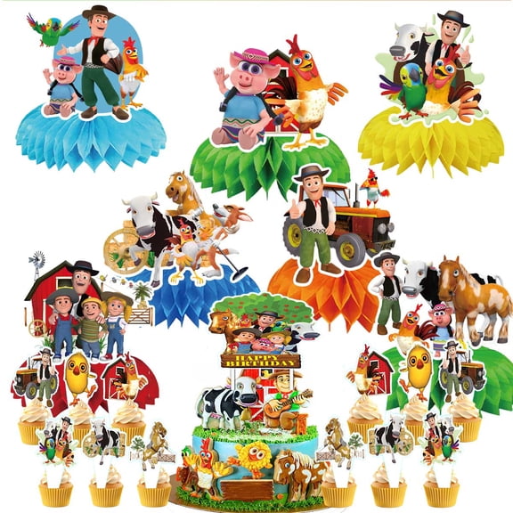 La Granja de zenon Honeycomb Centerpieces Table Toppers Decorations for Birthday Party Decor Supplies