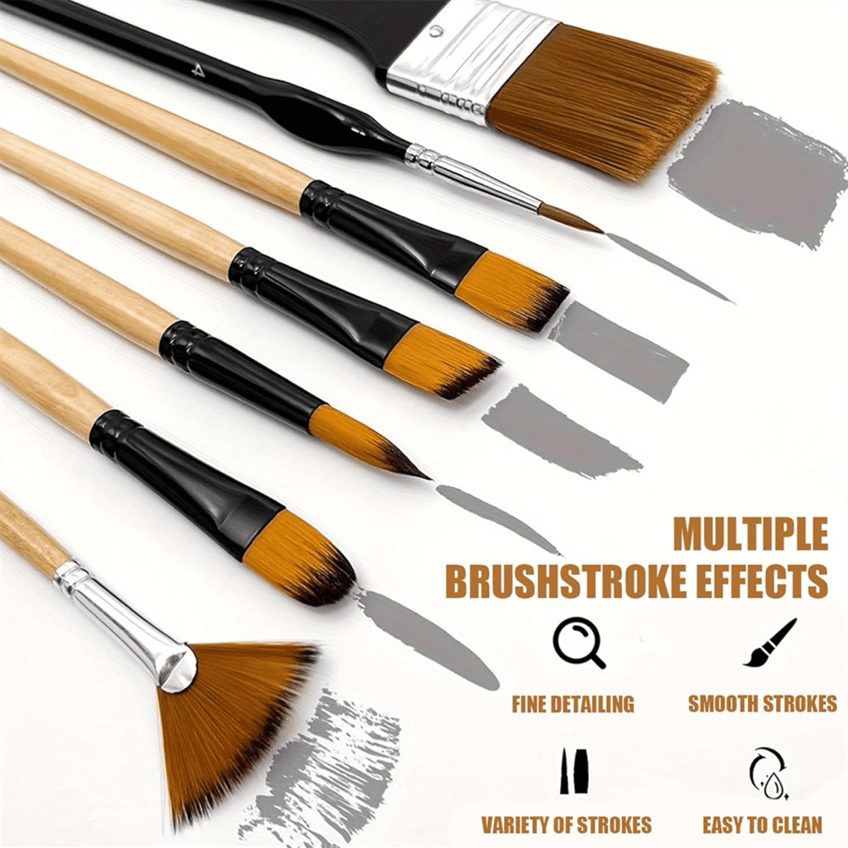 1 * Paint Brush Set-As Shown