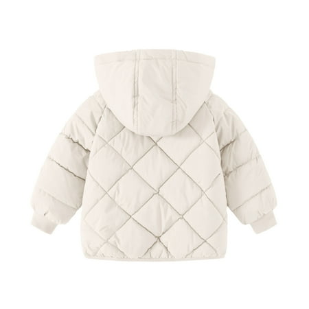 

Cathalem Toddler Fall Jacket Boy Toddler Babys Boys Girls Thick Warm Hooded Coat Winter For Babys Boys Winter Coat Size 10 Outerwear White 2-3 Years