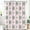 Pink Green Floral, variant on Pink Cute Retro Floral Abstract Flower Shower Curtain for Bathroom 72W*72H Inch 70s Lovely Vintage Aesthetic Funky Bathtub Decor Modern Trendy Waterproof Polyester Fabric Set with 12 Hooks