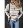 thumbnail image 6 of Redhotype Elegant Striped Sweater | Trendy Ribbing | Versatile & Flattering, 6 of 8