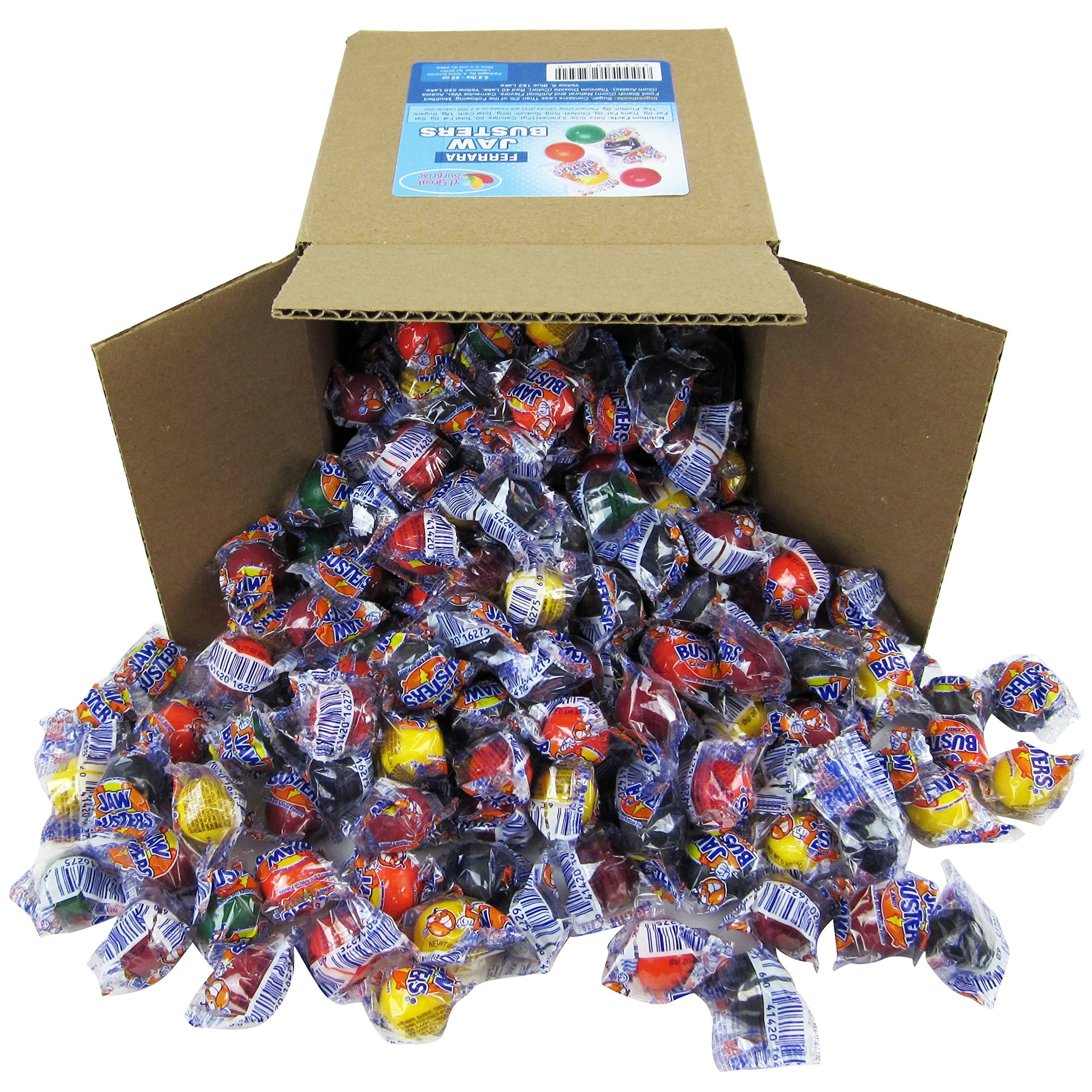 Jawbusters Jawbreakers Candy Bulk - Jaw Busters Jaw Breakers Individually Wrapped - Medium Size