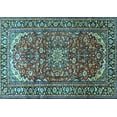 thumbnail image 1 of Ahgly Company Indoor Rectangle Persian Light Blue Traditional Area Rugs, 7' x 10', 1 of 4