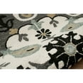 thumbnail image 5 of LR Home Wren 7' Round Gray Medallion Indoor Area Rug, 5 of 7