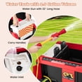 thumbnail image 4 of Gymax 2-Seater Kids Ride on Fire Truck w/Remote Control Water Gun Extinguisher Shovel, 4 of 10