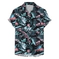 thumbnail image 5 of ZHANGDER Men's Hawaiian Shirt Short Sleeve Button Down Shirt Summer Tropical Beach Vacation Shirts, 5 of 7