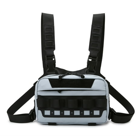 Aellinatey Tactically Fishing Vest Fishing Tackle Backpack Light Weight Chest Pack