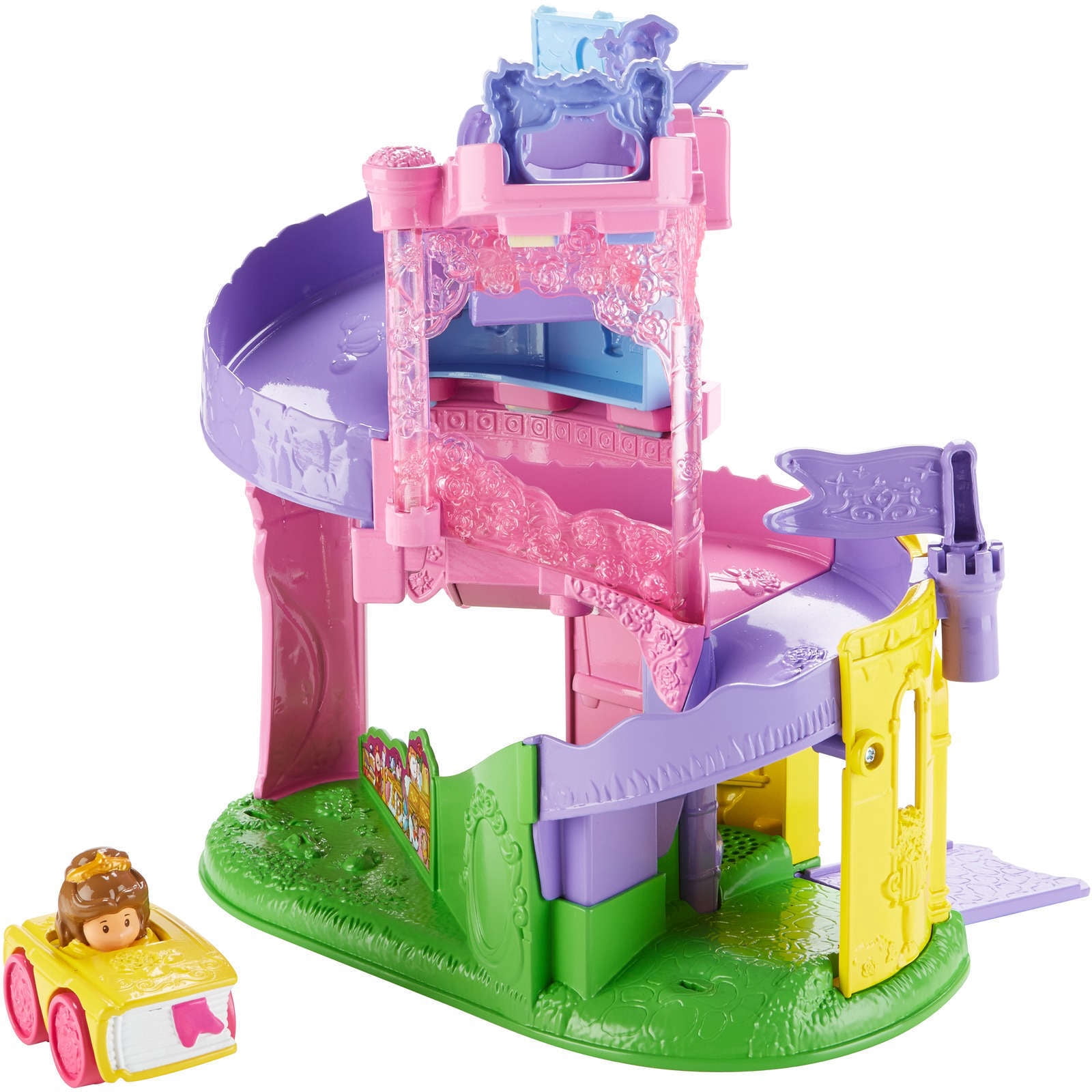 Little People Fisher-Price Disney Princess, Wheelies Doll Playset