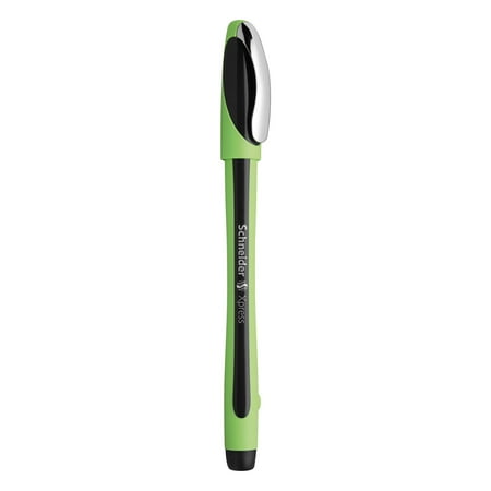 Stride Schneider Xpress Fineliner Pen 0.8mm Needle Tip Black 10/Box 190001