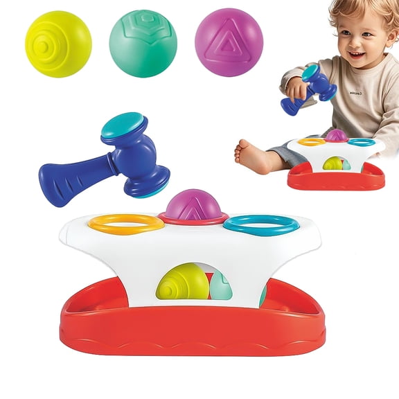 Hammer Ball Drop Toys for 1 Year Old, Montessori Toys for 1 Year Old, Early Development Learning Toys for Toddlers Ages 1-2, Toddlers Birthday Gifts 6-12 Months