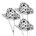 thumbnail image 4 of Cow Pattern Hat Unisex Sun Hats Cowboy Breathable Western Performance Cowgirl Hat for Performance Holiday, 4 of 9