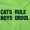 Lime, variant on Cats Rule Boys Drool Single Pet Mom Women's Graphic T Shirt Tees Brisco Brands L