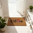 thumbnail image 5 of Dmlowu Christmas Doormat, Quicker Dry Christmas Bathroom Rugs, Letter Print Christmas Front Door Mat, Comfortable Rug for Bathroom Bedroom, 18x24" Non Slip Christmas Welcome Mat, 5 of 6
