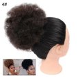 thumbnail image 2 of Synthetic High Puff Afro Short Clip in Ponytail Drawstring Afro Bun Curly Hair Bun Hair Extensions, 2 of 8