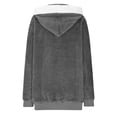 thumbnail image 5 of Mens Fuzzy Sherpa Jacket Fleece Long Sleeve Full-Zip Hooded Shirt Winter Warm Fall Jacket Coats with Pockets, 5 of 5