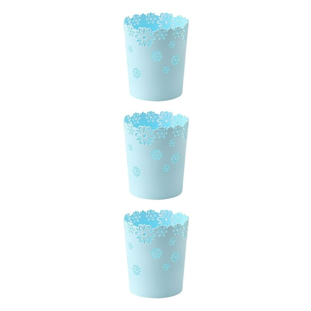 Baohd PP Environmentally Friendly Storage Bucket And Durable All Storage blue small size 3Set