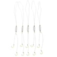 thumbnail image 1 of S SERENABLE 5 Pieces Spring Fishing Barbed Hook PE Fishing Wire Leader Size3, 1 of 8
